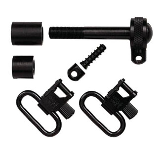 Uncle Mike's Quick Detach Sling Swivel Set Pre 1969 Remington 7600/760/760 ES 1" Swivel Steel Black