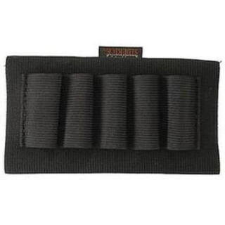Uncle Mike's Shotgun Buttstock Shell Holder Holds 5 Shells Black