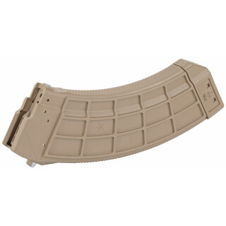Century Arms US Palm AK30 7.62x39 Soviet AK-47 30 Round Magazine Polymer Flat Dark Earth