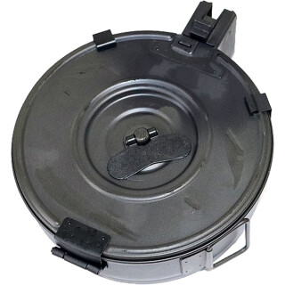 Iver Johnson AK-47 Drum Magazine 7.62x39mm 75 Rounds Steel Black