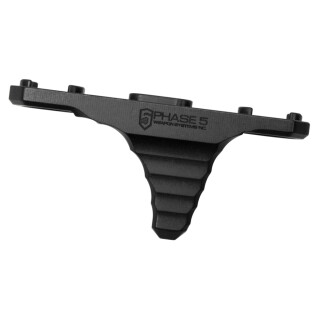 Phase 5 Tactical Mini Hand Stop M-LOK Compatible Overall Length 2.125" 6061-T6 Billet Aluminum Matte Black Finish