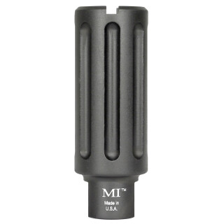 Midwest Industries Blast Can AR-15 Muzzle Device 5.56mm NATO Threaded 1/2x28 6061 Aluminum Hard Coat Anodized Matte Black