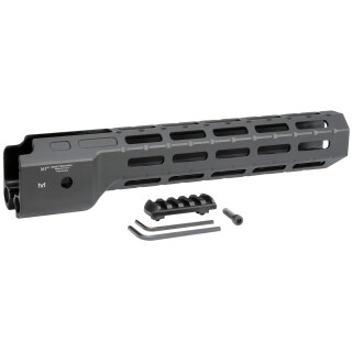 Midwest Industries M-LOK Hand Guard Compatible with Ruger PC Carbine 12" Length 6061 Aluminum Matte Black Finish