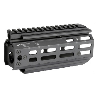 Midwest Industries CZ Scorpion 6.75" One Piece Hand Guard Picatinny Top Rail/M-LOK Slots 6061 Aluminum Hard Coat Anodized Matte Black Finish