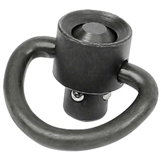 Midwest Industries AR-15 D-Ring Heavy Duty QD Swivel Flush Button Steel Black MI-DRHDFS