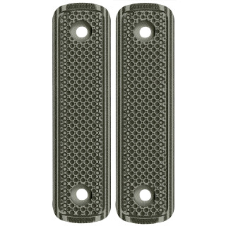 Midwest Industries Lever Stock Straight G10 Grips Gray