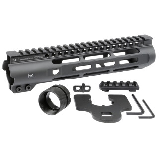 Midwest Industries Slim Line One Piece Free Float Handguard 9.25", M-LOK