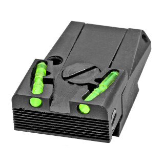 Hi-Viz Adjustable Fiber Optic Rear Sight for Ruger MK I/II/III/IV and 22/45