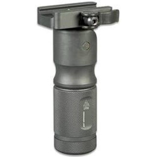 Leapers UTG 4.7" LowProfile Combat Foldable Foregrip Aluminum Black MNT-GRP002SQ