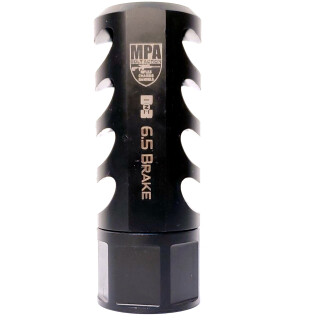 Masterpiece Arms 6.5mm Muzzle Brake 5/8x24 TPI Black