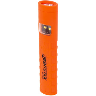 Nightstick Dual-Switch Dual-Light Flashlight AAA Batteries Red