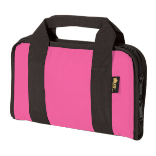 US Peacekeeper Attache Pistol Gun Case 13.5" x 9" Durable Water Resistant 600 Denier Polyester Pink