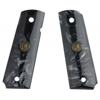 Pachmayr Custom Series Grips 1911 Full Size Simulated Mother Of Pearl Black 62000