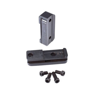 Tally Manufacturing Remington 700/721/722/725/40X 20 MOA Short Action Picatinny Scope Bases Aluminum Black PLM252700