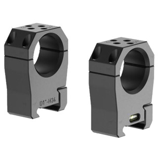 Audere PSR Scope Rings 1" Medium Black