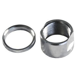 JE Machine Tech 7.62/.308 Thread Protector 5/8x24 TPI Crush Washer Steel Silver