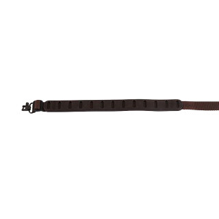 Quake Claw Slimline Rifle and Shotgun Sling with Swivels Nylon/ Rubber Brown
