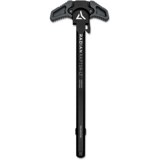 Radian Weapons Raptor-LT AR-15 Ambidextrous Charging Handle 5.56 NATO 7075 T6 Aluminum Over Molded with High-Strength Fiber Glass Reinforced Polymer Gray Latch/Matte Black