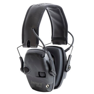 Howard Leight Impact Sport Folding Electronic Earmuff 22db Noise Reduction Rating AAA Batteries Multicam Black