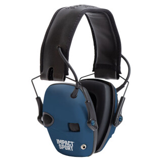Howard Leight Impact Sport Folding Electronic Earmuff True Blue
