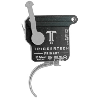 Trigger Tech Remington 700 Primary Drop In Replacement Trigger Right Hand/Bolt Release/Curved Lever Stainless Steel Finish