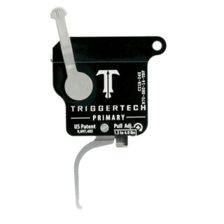 Trigger Tech Remington 700 Primary Drop In Replacement Trigger Right Hand/Bolt Release/Flat Lever Natural Stainless Steel Finish