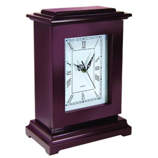 Personal Security Products Tall Gun Concealment Clock Wood Mahogany RGC