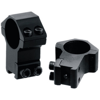 Leapers UTG Airgun/.22 Rimfire Rings 3/8" Dovetail 1" Diameter High Profile Aluminum Black