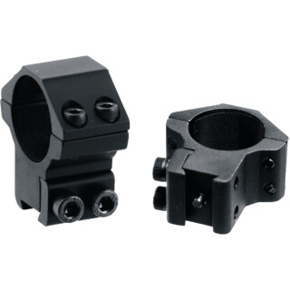 Leapers UTG Airgun/.22 Rimfire Rings 3/8" Dovetail 1" Diameter Medium Profile Aluminum Black