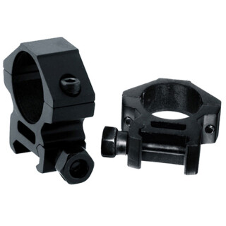Leapers UTG Low Profile Rings 1" Diameter Picatinny/Weaver Mount Matte Finish Black RGWM25L2