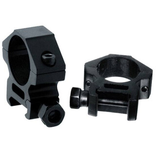 Leapers UTG Medium Profile Rings 30mm Diameter Picatinny/Weaver Mount Matte Finish Black RGWM30M4