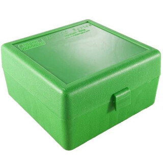 MTM Case-Gard RM-100 Series Flip Top Rifle Ammo Box .308 Win/7mm-08 Rem/6.5 Creedmor/.410 Shotshells 100 Rounds Green RM-100-10