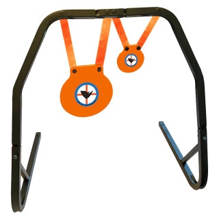 Do All Outdoors High Caliber 2-Target Steel Gongs and Stand