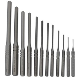 Grace 12 Pieces Roll Pin Punch Set with Vinyl Pouch Steel