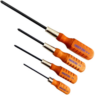 Grace USA 4 Piece Screwdriver Set Phillips