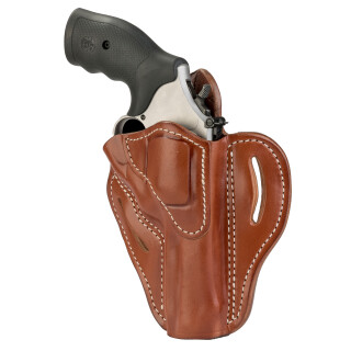1791 Gunleather RVH-2S OWB Belt Holster for K Frame Revolvers Right Hand Draw Leather Classic Brown