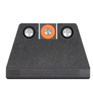 Night Fision Suppressor Height Tritium Night Sights Fits SIG Sauer P-Series Models With #6 Front/#8 Rear Sight Green Tritium/Orange Ring Front and Green Tritium/Black Ring Rear Black Finish