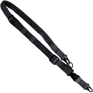US Tactical C3: 2-to-1 Point Shock Webbing Tactical Sling Ambidextrous 37"-58" Long 1.25" Wide Nylon Strap/Shock Webbing Black