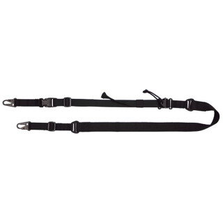 US Tactical Red Rock D2 2 Point to Single Point Sling 1.25" Wide Nylon Rapid Fit Adjustable 40" to 57" Black