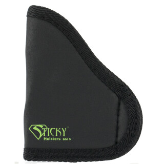 Sticky Holster SM-5 Small Modified For Light/Laser IWB Holster Ambidextrous Small Semi Auto Pistols Sticky Skin Material Matte Black Finish