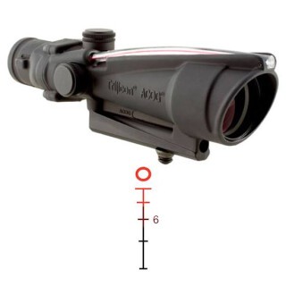 Trijicon ACOG Rifle Scope 3.5X 35 Donut Reticle with M-16 Base Matte Black Finish TA11