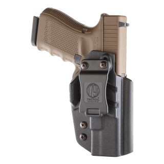 1791 Gunleather Tactical Kydex Multi-Fit IWB Holster for Glock Semi Auto Pistols Right Hand Draw Kydex Black
