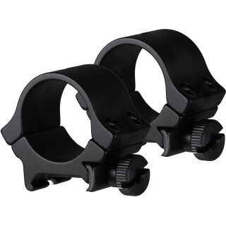 TRUGLO Scope Rings Weaver/Picatinny Style 1 inch Tube Medium Height CNC Machined Aluminum Matte Black