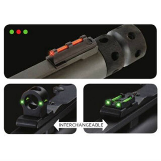 TRUGLO Tru-Bead Turkey Universal Shotgun Sight Rear Ghost Ring and Notched Rear Sight Dual Color Threaded Front Sight TG950XD