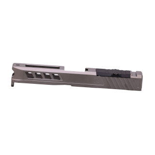 True Precision Axiom Slide RMR Cut for Glock 19 Gen 3 Gray PVD