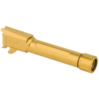 True Precision SIG Sauer P365 Threaded Drop In Replacement Barrel 9mm Luger Gold Titanium Nitride Finish
