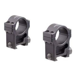 Trijicon AccuPoint Picatinny Scope Rings 1" Extra High Aluminum Black Finish TR101