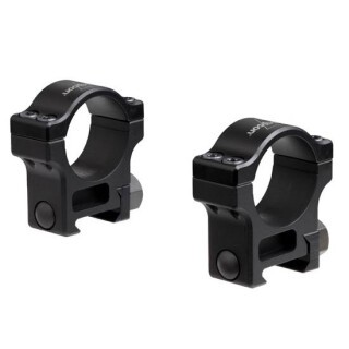 Trijicon AccuPoint Picatinny Scope Rings 30mm High Aluminum Black Finish TR105