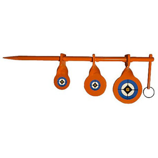 Do All Outdoors Triple Tree Spinner Target for .22 caliber rifles and pistols