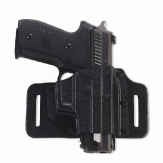 Galco Tac Slide Belt Holster Right Hand fits Glock 43 Leather/Kydex Black